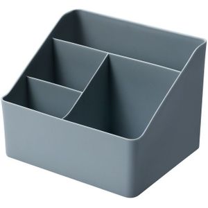 Wbbooming Plastic Desktop Sundriesopslag Make Organizer Cosmetische Make-Up Borstel Storage Case Home Office Badkamer Opbergdoos