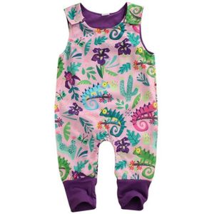 0-24M Pasgeboren Baby Jongen Meisje Romper Kleding Mouwloze Bloemenprint Romper Jumpsuit Playsuit Outfit