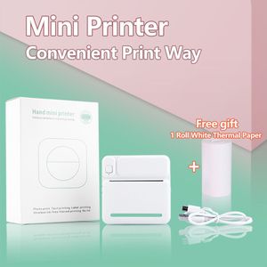 Pocket Mini Printer Student Studie Printer Labels Handig Thermische Printer Zoeken Vraag Mini Draagbare Thermische Printer C19