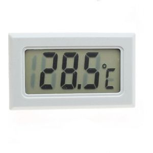 Junejour Multifunctionele Thermometer Hygrometer Automatische Elektronische Temperatuur Vochtigheid Monitor Klok Grote Lcd-scherm