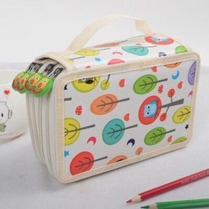 72 Slots School Etui Leuke Uil Pen Box Voor Meisjes Jongens Cartridge Bag Kawaii Strafrechtelijke Grote Opslag Pencilcase Briefpapier houder