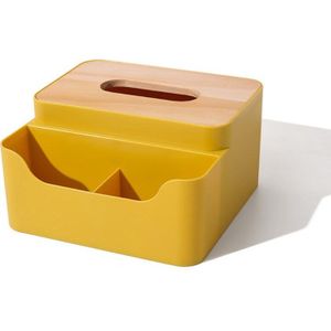 Tissue Doos Rollen Papier Opslag Container Afstandsbediening Opslag Case Voor Thuis Slaapkamer Badkamer Salontafel