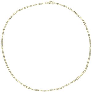 Classic Mode-sieraden 100% 925 Sterling Zilver 41 Cm 46 Cm Vierkante Link Chain Vrouwen Eenvoudige Europese Moderne Kabel Ketting ketting