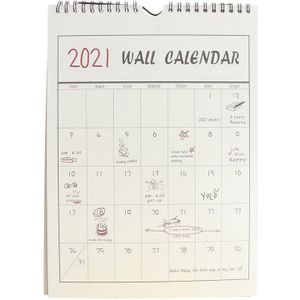 1Pc Muur Kalender Agenda Organisator Thuis Kantoor Opknoping Muur Kalender 20.7*29Cm