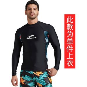 Mannen Lange Mouw Rashguard Upf 50 + Zon Bescherming Rash Guard Shirt Zwemmen Surfen Tee Basic Layer Tops Wetsuit compressie