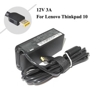 12V 3A 36W Tablet Lader Voor Lenovo ThinkPad 10 ADLX36NDT2A 4X20E75066 TP00064A Laptop AC Adapter Oplader