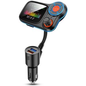Onever Usb Autolader Fm-zender Handsfree Car Kit Hd Kleur Screen MP3 Speler Snelle Lading 3.0 Wireless Aux Audio MP3 Speler