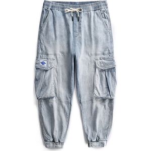 Chaifenko Mannen Multi-Pocket Harem Hip Hop Pop Broek Broek Streetwear Jeans Mannelijke Casual Mode Cargo Broek Mannen Jogger jeans