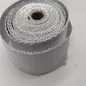 Aluminium Fiber Tape Verdikte Glasvezel Folie Met Tape Aluminiumfolie Warmte-isolatie Film Isolatie Buis Zelfklevende