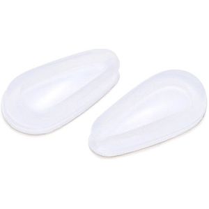 Een Paar Glazen Neus Pads Adhesive Silicone Neus Pads Antislip Wit Dunne Nosepads Voor Bril Brillen Eyewear Accessoires
