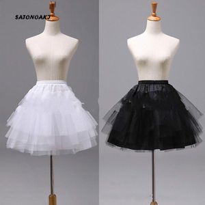 Top Wit Zwart Ballet Petticoat Tulle Ruffle Korte Bridal Lolita Rok Onderrok Jupon Sous Gewaad Accessoires Undefined