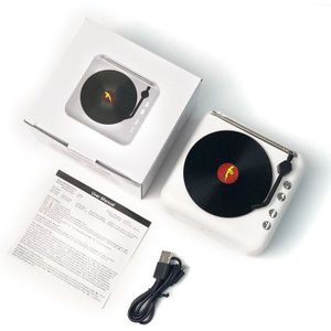 Draadloze Bluetooth Speaker Creatieve Retro Platenspeler Audio Draagbare Bluetooth Audio Ondersteuning Radio Fm Tf Card