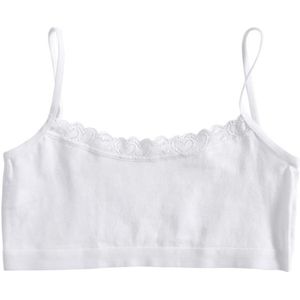 Tiener Meisjes Beha Katoen Effen Student Ondergoed Kids Kinderen Vest Training Bras Tops Verpakt Borst Ondergoed Lingerie