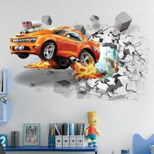 Auto 3D stereo muurstickers 3D dinosaurus glas stickers fabrikanten stickers creatief decoratief behang