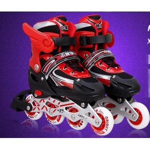 Professionele Inline kinderen Schaatsen Enkele Knipperende Pvc Schoenen kinderen Roller Schoenen