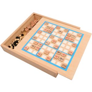 Houten Sudoku Speelgoed Educatief Puzzel Spel Speelgoed Voor Kinderen Volwassenen D50