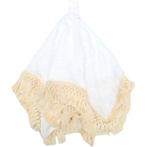 1Pc Baby Slabbetjes Katoen Pasgeboren Drukknoop Zachte Driehoek Handdoek Spuugdoekjes Zakdoek