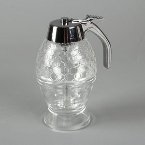 1Pcs Knijp Fles Honing Jar Container Druppelen Dispenser Waterkoker Opslag Pot