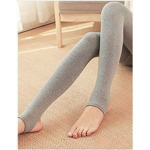 Winter Broek Vrouwen Voor 5-15 Outdoor Thuis Yoga Leisure Golf Warm Pants Soft Stretch Slim Fleece Stap Broek sokken Kous