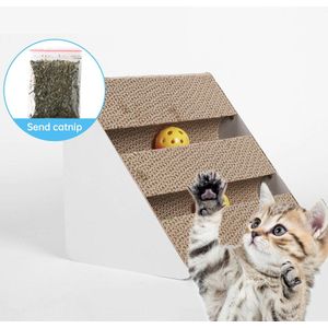 Kat Krasraad Pad Slijpen Nagels Interactieve Beschermen Meubels Kat Speelgoed Grote Maat Cat Scratcher Speelgoed Kartonnen