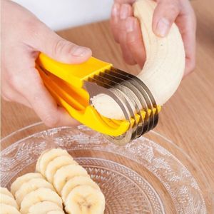 Rvs Blade Banaan Snijden Artefact Banana Slicer Komkommer Ham Is Beschikbaar
