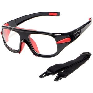 NoEnName_Null Sportbril Basketbal Voetbal Beschermende Eye Veiligheidsbril Optische Frame Verwijderbare Spiegel Benen Bijziendheid
