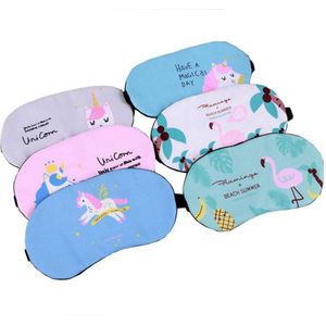Slaap Masker Flamingo Soft Eye Mask Cover Natuurlijke Slapen Portabletravel Relax Cover Shade Eye Patch Reis Eyepatch