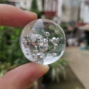 30/40Mm Crystal Bubble Bal Quartz Knikkers Glas Magische Bal Home Decoratie Ornamenten Decoratieve Bol Beeldjes Miniatuur