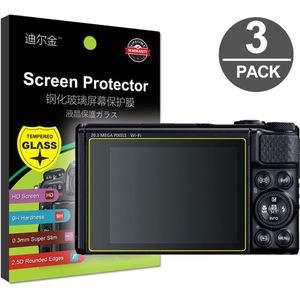 3x Gehard Glas Screen Protector voor Canon Powershot SX60 SX70 SX740 SX730 SX720 SX710 SX620 SX610 HS