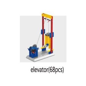 Assembleren Onderwijs Mechanische Groep Elektrische Bouwsteen Speelgoed Vroege Onderwijs Merry-Go-Round Windmolen Doel Machine