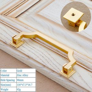 Zinklegering Meubels Kast Hardware Deurklink Chinese Stijl Imitatie Koper Antiek Goud Decoratieve Slaapkamer Hardware Knoppen