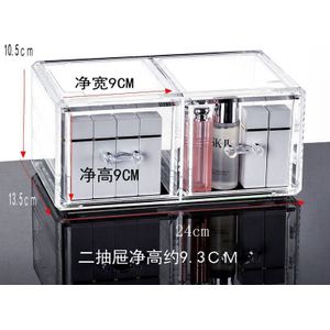 Combineerbare Transparante Make-Up Organizer Opbergdoos Acryl Make Up Organizer Cosmetische Organizer Make Storage Lades Organiseren