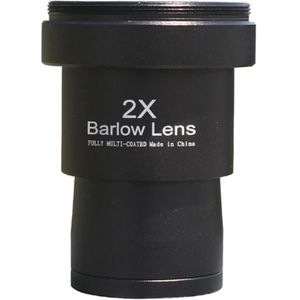 1.25 Inch 2X Barlow Lens Volledig Metalen Fmc Groene Film Met M42 Draad Voor Standaard Astronomie Telescoop Oculair