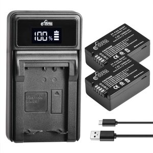 1360 Mah DMW-BMB9 DMW-BMB9E Dmw BMB9 Batterij + Led Charger Voor Panasonic Lumix Dmc FZ40K FZ45K FZ47K FZ48K FZ60 FZ70 FZ100 FZ150