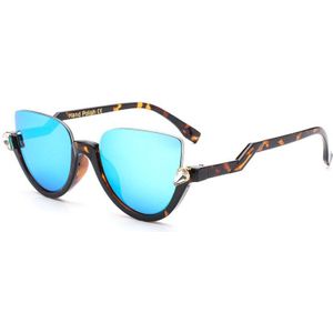 Bellcaca Cat Eye Zonnebril Vrouwen Mode Lady Semi-Randloze Zonnebril Voor Vrouwelijke UV400 Oculos de sol BC408