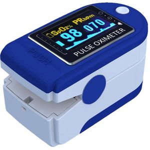 Pulsoximeter, Zuurstof Verzadiging Monitor SpO2 Vingertop Pulsoximeter Volwassen En Kind Met Omnidirectionele Oled-scherm Met La