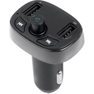 Vodool 12-24V Dual Usb Charger Fm-zender 3.4A Bluetooth Handsfree Car Kit Draadloze Fm Modulator Tf Card U Disk MP3 Speler