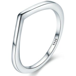 Wostu Authentieke 100% 925 Sterling Zilveren Kralen Wens Stapelbaar Vinger Ring Voor Vrouwen Brand Sieraden XCH7648