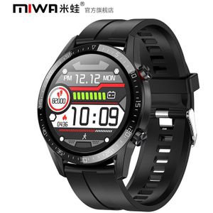 Miwa L13 Smart Horloge Mannen IP68 Waterdicht Ecg Ppg Bluetooth Call Bloeddruk Hartslag Fitness Tracker Sport Smartwatch