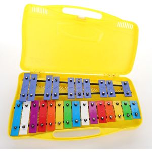 Kleurrijke 25 Notes Xylofoon Percussie Ritme Muzikale Educatief Onderwijs Instrument Speelgoed Met 2 Hamers Voor Kinderen