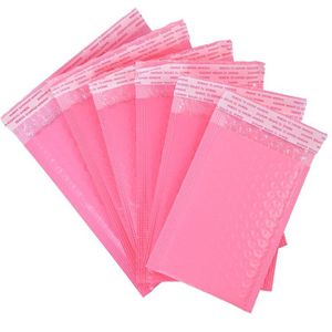 10 Stks/partij Roze Papier Bubble Gewatteerde Mailers Enveloppen Bag Bubble Mailing Envelop Zak Verpakking Tassen Mailer Zakken