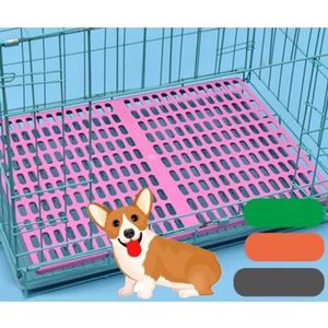 Huisdier Plastic Slijtvaste Kooi Mat Kat Hond Accessoires Grids Gaten Kleine Dier Anti-Slip Kussen Voeten Pads eenvoudige Reiniging