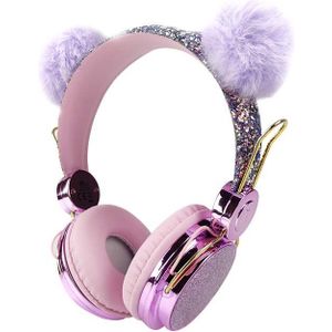 Leuke Eenhoorn Headsets Bedraad Met Microfoon Leuke Oortelefoon Meisjes Kids Hoofdtelefoon Voor Laptop Hoofdtelefoon Mobiele Telefoons Pc MP3 Tablet Headsets