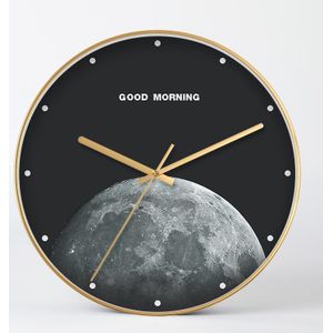 Nordic Luxe Wandklok Metalen Kat Klokken Creatieve Moderne Woonkamer Keuken Muur Horloges Home Decor Duvar Saatleri SC617