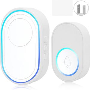 Smart Draadloze Deurbel Ding Dong Ring Ringtone Alarm Voor Home Security Entry 110-240V