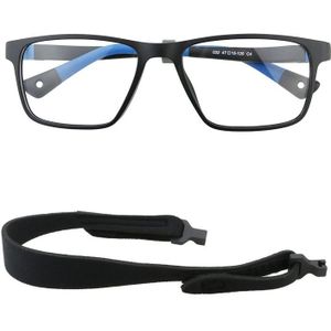 Eigenzinnige Kinderen Klassieke Vierkante Jongen Eyewear Duurzaam TR90 Hoofdband Plastic Super Flex Connection Brillen Blauw Zwart Optie