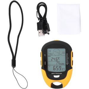 Multi-Functie En Waterdichte Gps Navigatie Ontvanger Handheld Usb Oplaadbare Digitale Hoogtemeter Barometer Apparatuur Outdoor