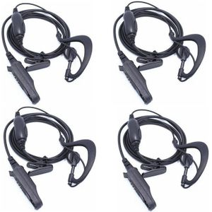 Baofeng UV-9R Plus Waterdichte Walkie Talkie Covert Air Akoestische Buis Headset Voor UV-XR A-58 Uvxr UV9R GT-3WP 2 Way Radio