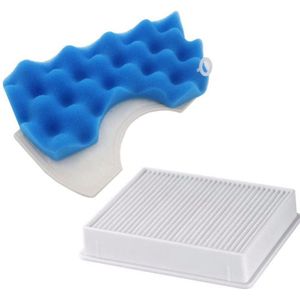 1Pcs H11 Hepa Filter + 1Set Blauw Hepa Filters Voor Samsung SC4300 SC4470 VC-B710W... Stofzuiger Accessoires Part