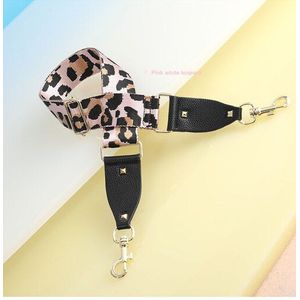 Verstelbare Schouderbanden Luipaard Print Riem Lederen Brede Schoudertas Accessoires Voor Vrouwen Vervanging Strap Bag Riem